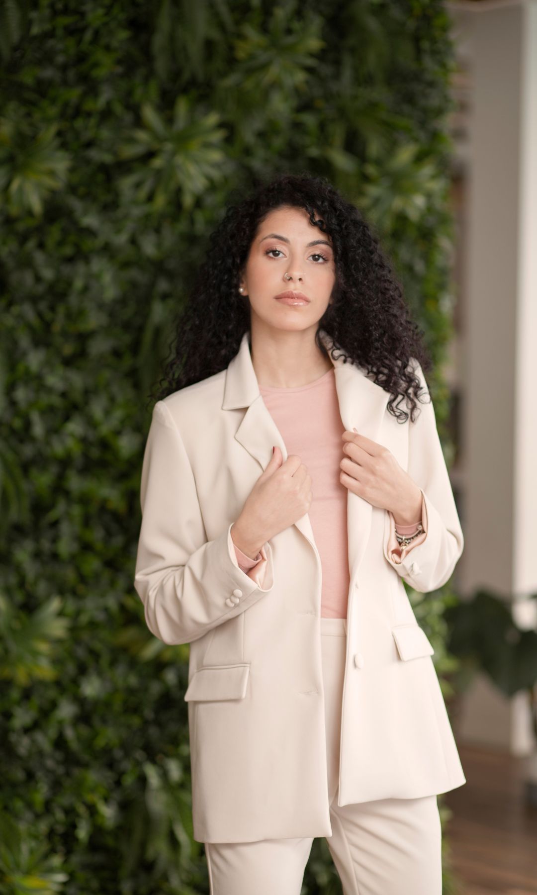 Costume femme sales rose poudré